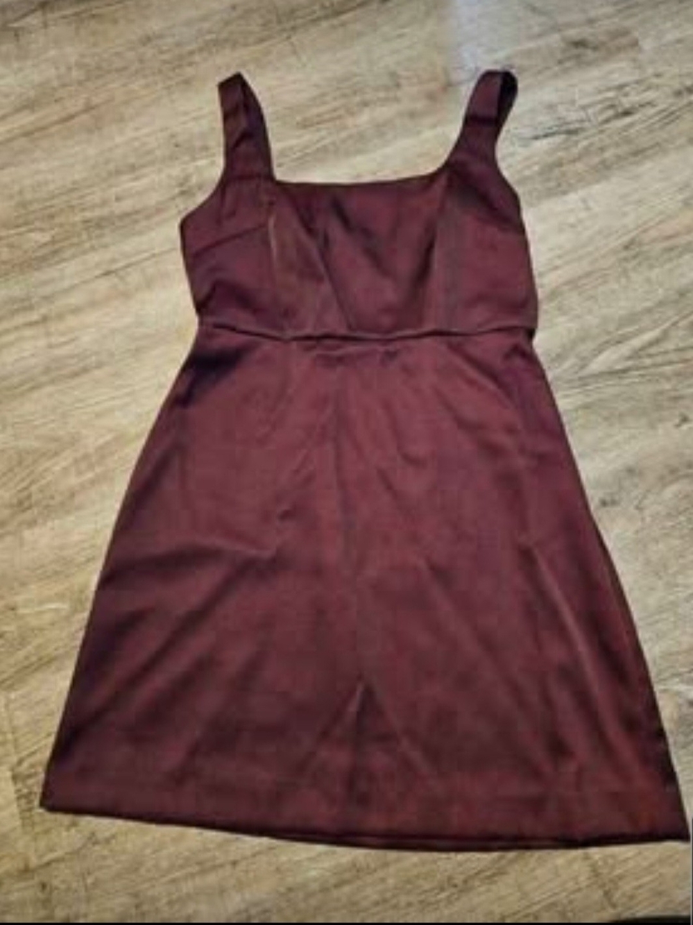 Classic Mini Dress in Burgundy A New Day Size 6